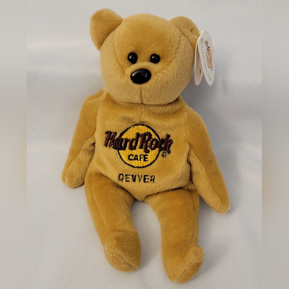 Hard Rock Cafe Denver Isaac Beara Stuffed Bear